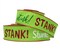 RG Ribbon: Stink, Stank, Stunk Christmas Ribbon, 2.5" x 10 Yards - Lime Green, Red, Multi